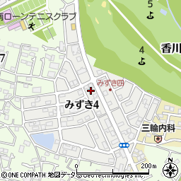 神奈川県茅ヶ崎市みずき4丁目10-9周辺の地図