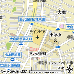 イオン藤沢店周辺の地図