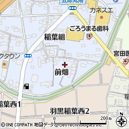 愛知県犬山市五郎丸前畑周辺の地図