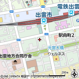 日研総業株式会社　出雲事業所周辺の地図