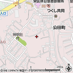 桂公田町会会館周辺の地図