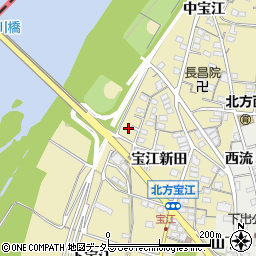 愛知県一宮市北方町北方宝江新田28周辺の地図