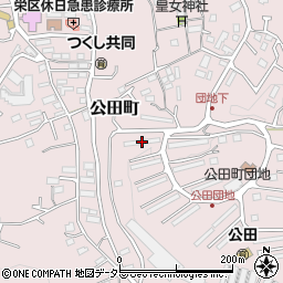 公田町８号棟周辺の地図