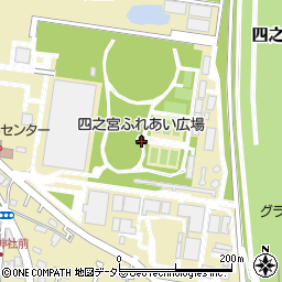 四之宮ふれあい広場周辺の地図