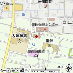 大垣市墨俣地域事務所周辺の地図