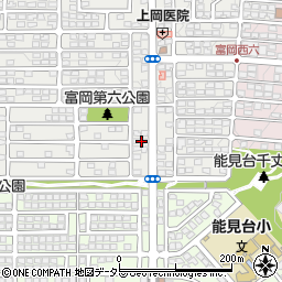 神奈川県横浜市金沢区富岡西6丁目25周辺の地図