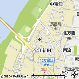 愛知県一宮市北方町北方宝江新田37周辺の地図