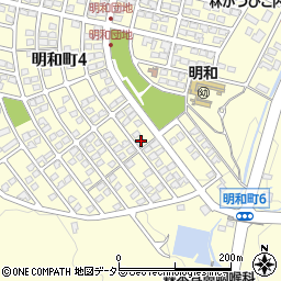 亀井よしき後援会事務局周辺の地図