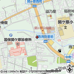 セブンイレブン関ケ原インター店周辺の地図