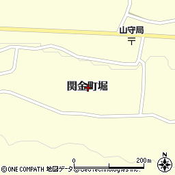 鳥取県倉吉市関金町堀周辺の地図