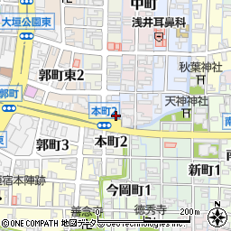 和福屋周辺の地図