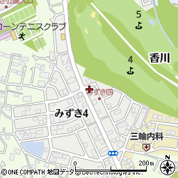 神奈川県茅ヶ崎市みずき4丁目6-10周辺の地図