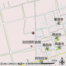 滋賀県長浜市加田町657-3周辺の地図