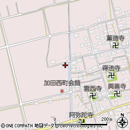 滋賀県長浜市加田町657周辺の地図