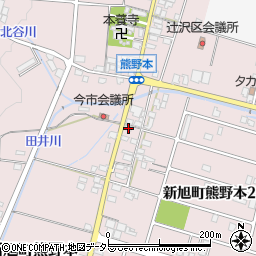 滋賀県高島市新旭町熊野本1054周辺の地図