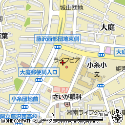 湘南リラックスライフピア店周辺の地図