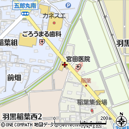 愛知県犬山市羽黒稲葉西周辺の地図