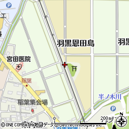 愛知県犬山市羽黒稲葉東周辺の地図
