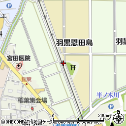 愛知県犬山市羽黒（稲葉東）周辺の地図
