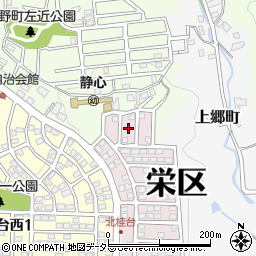 神奈川県横浜市栄区桂台北3周辺の地図