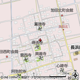 滋賀県長浜市加田町2256周辺の地図