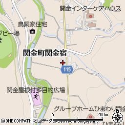 鳥取県倉吉市関金町関金宿1821周辺の地図