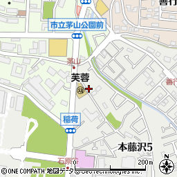 リパーク本藤沢５丁目駐車場周辺の地図