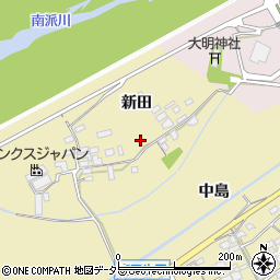 愛知県江南市宮田町新田周辺の地図