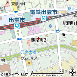 ａｕショップ出雲駅南店周辺の地図