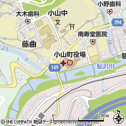 小山町役場企画総務部　シティプロモーション推進課地域交流班周辺の地図