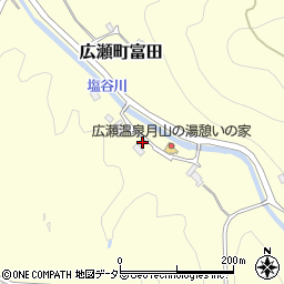 島根県安来市広瀬町富田1036周辺の地図