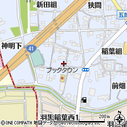 愛知県犬山市五郎丸（郷瀬川）周辺の地図