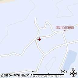 鳥取県西伯郡南部町浅井201周辺の地図