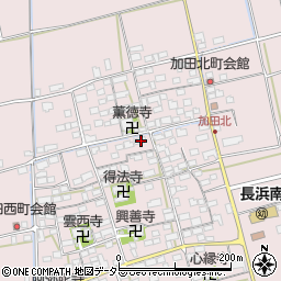 滋賀県長浜市加田町2251周辺の地図