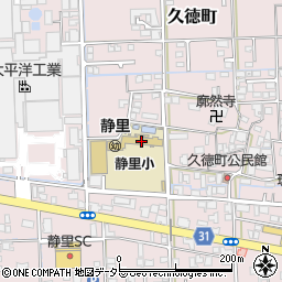 大垣市立静里小学校周辺の地図