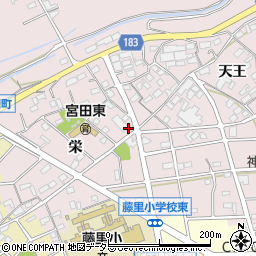 宮善織物株式会社　第二工場周辺の地図