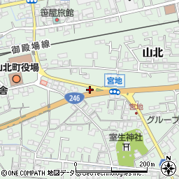 ガキ大将 山北店周辺の地図