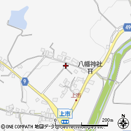 京都府綾部市物部町西ノ宮周辺の地図