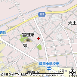 愛知県江南市宮田神明町栄158周辺の地図