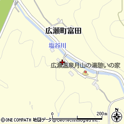島根県安来市広瀬町富田1047周辺の地図