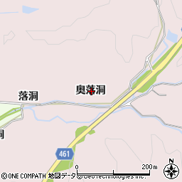 愛知県犬山市今井奥落洞周辺の地図