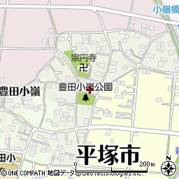 神奈川県平塚市豊田小嶺389周辺の地図