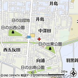 愛知県犬山市羽黒中深田24周辺の地図