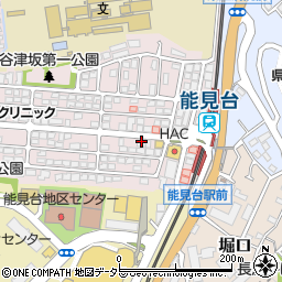 湘南信用金庫能見台支店周辺の地図
