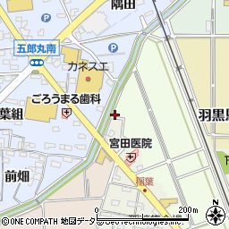愛知県犬山市羽黒稲葉東21周辺の地図