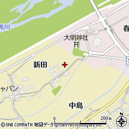 愛知県江南市宮田町新田92周辺の地図