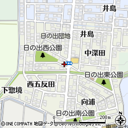 犬山日の出団地内簡易郵便局周辺の地図