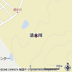 鳥取県西伯郡南部町清水川周辺の地図