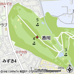 神奈川県茅ヶ崎市香川周辺の地図