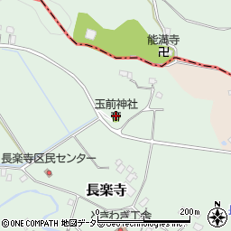 玉前神社周辺の地図